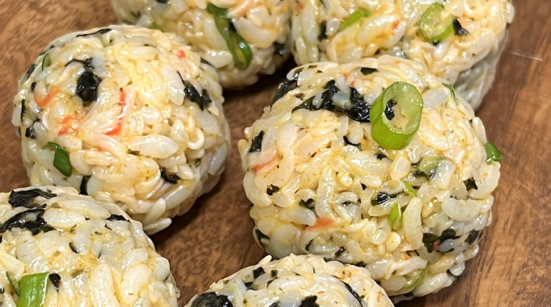 crab rice balls